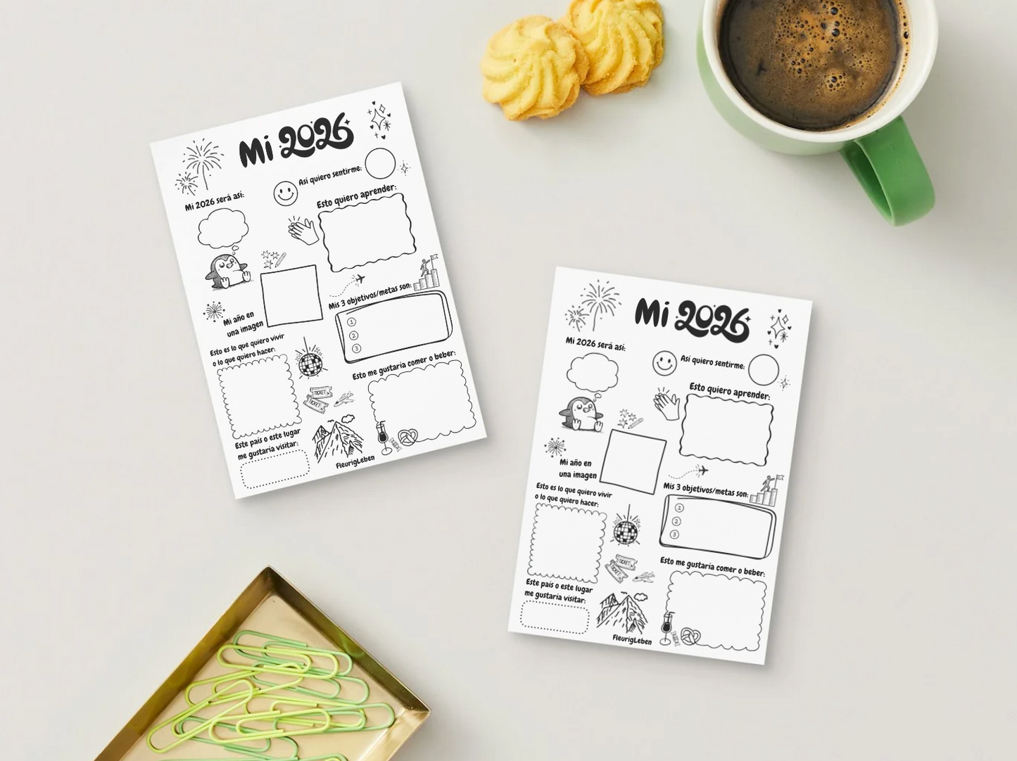 Mi 2026 - Spanisches Arbeitsblatt