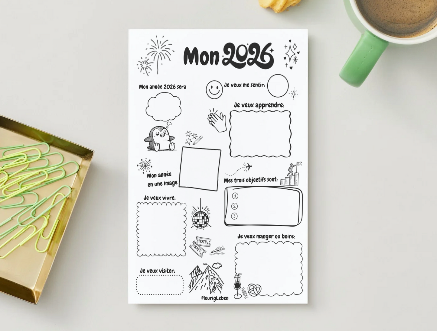 Mon 2026 - Frans Werkblad