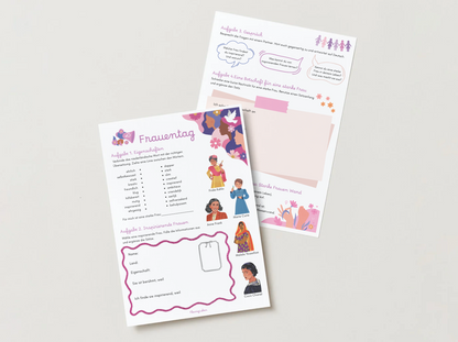 Frauentag - Duits werkblad