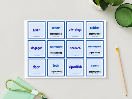 Signaalwoorden - Duitse kaartjes